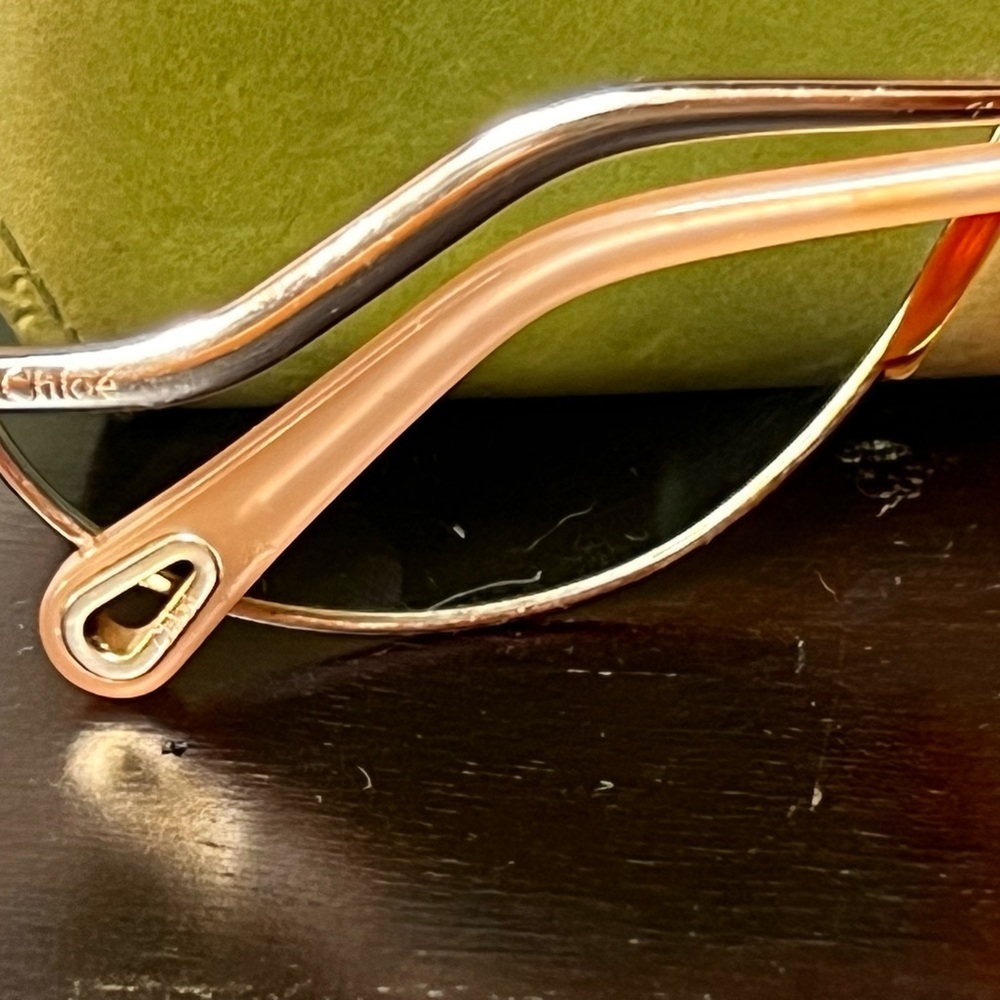 Chloe ́ Willis 64mm Navigator Sunglasses Rose/Peach - Picture 11 of 16